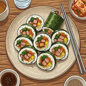 Beef BBQ Kimbap