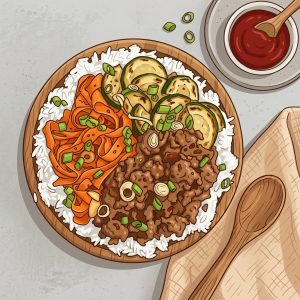 Bibimbap Cerdo